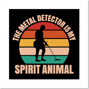 Detectorist Metal Detecting Metal Detector Posters and Art